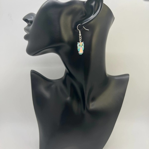 Owl Earrings - Bird Earrings - Dangle Earrings - Animal Earrings - Cottagecore - Picture 5 of 10